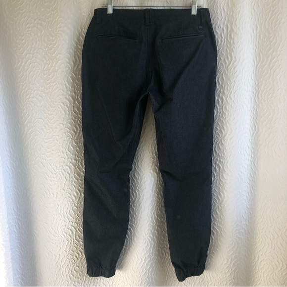 Women's MEC Rock Climbing Denim Blue Relaxed Fit Joggers Organic Cotton Blend - Picture 2 of 15